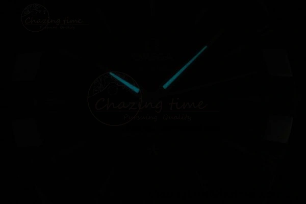 Constellation Black Ceramic SS 8F 1:1 Best Edition White Textured Dial on Black Gummy Strap A Stretchable 7803