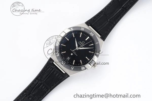 Seasonal Constellation Black Ceramic SS SBF 1:1 Best Edition Black Dial on Black Gummy Strap A8900 Super Clone 7798