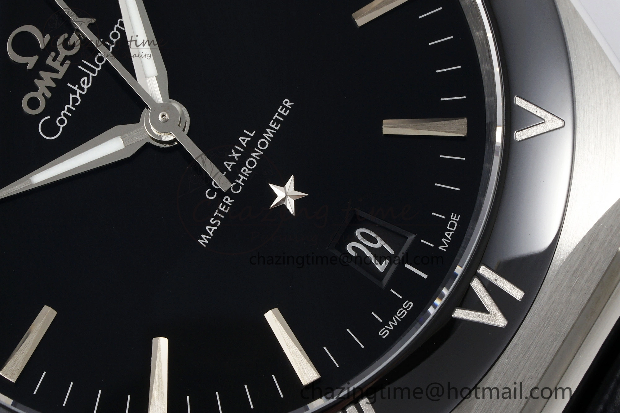 Seasonal Constellation Black Ceramic SS SBF 1:1 Best Edition Black Dial on Black Gummy Strap A8900 Super Clone 7798
