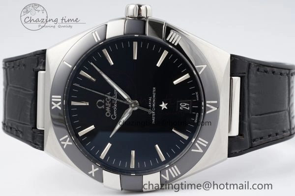 Seasonal Constellation Black Ceramic SS SBF 1:1 Best Edition Black Dial on Black Gummy Strap A8900 Super Clone 7798