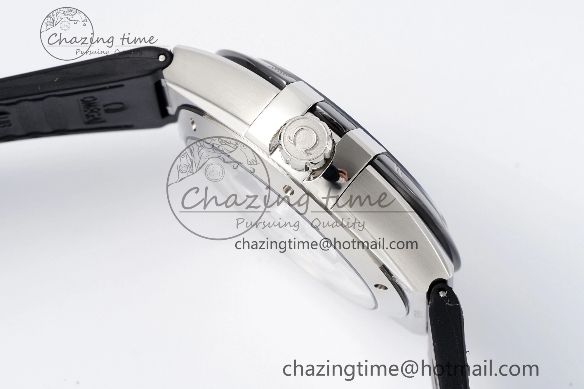 Seasonal Constellation Black Ceramic SS SBF 1:1 Best Edition Black Dial on Black Gummy Strap A8900 Super Clone 7798