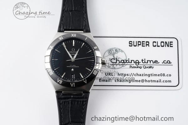 Seasonal Constellation Black Ceramic SS SBF 1:1 Best Edition Black Dial on Black Gummy Strap A8900 Super Clone 7798
