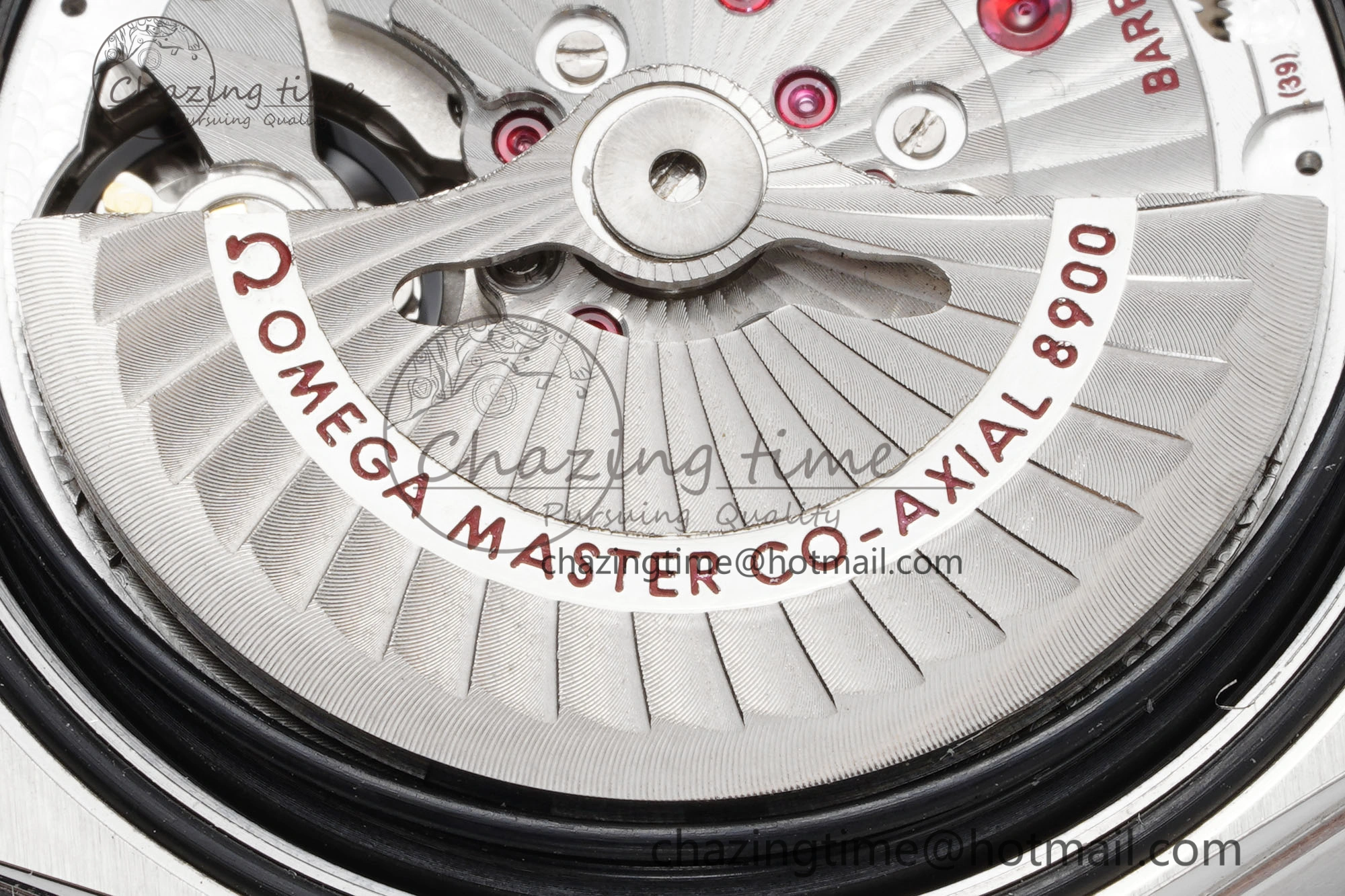 Elegant Constellation Black Ceramic SS RG 8F 1:1 Best Edition White Textured Dial on Black Gummy Strap A 7804