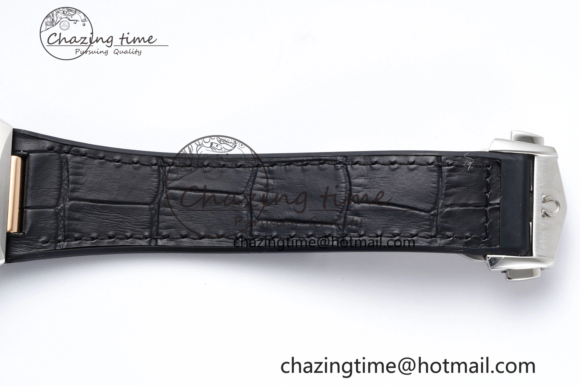 Constellation Black Ceramic SS RG SBF 1:1 Best Edition White Dial on Black Gummy Strap A8900 Super Clone Youthful 7795
