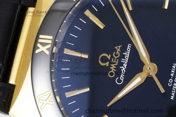 Efficient Constellation Black Ceramic YG 8F 1:1 Best Edition Black Dial on Black Gummy Strap A 7801