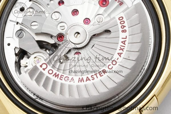 Efficient Constellation Black Ceramic YG 8F 1:1 Best Edition Black Dial on Black Gummy Strap A 7801