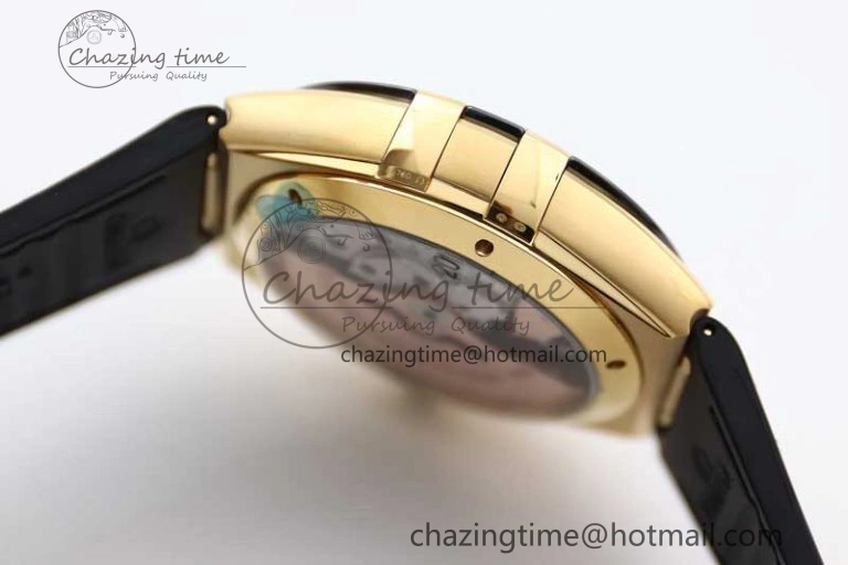 Constellation Black Ceramic YG SBF 1:1 Best Edition Black Dial on Black Gummy Strap A8900 Super Clone Thermal 7796