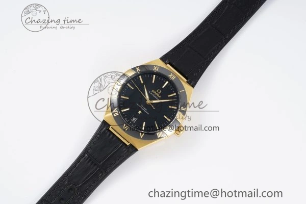 ZipUp Constellation Black Ceramic YG VSF 1:1 Best Edition Black Dial on Black Gummy Strap A8900 Super Clone 7764
