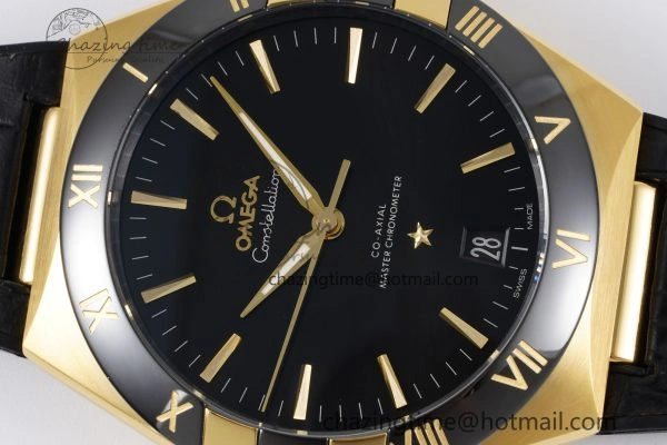ZipUp Constellation Black Ceramic YG VSF 1:1 Best Edition Black Dial on Black Gummy Strap A8900 Super Clone 7764