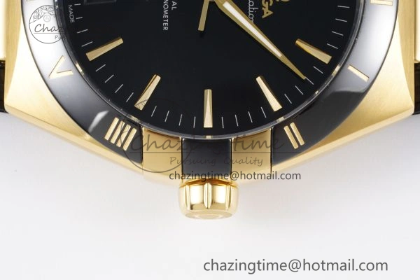 ZipUp Constellation Black Ceramic YG VSF 1:1 Best Edition Black Dial on Black Gummy Strap A8900 Super Clone 7764