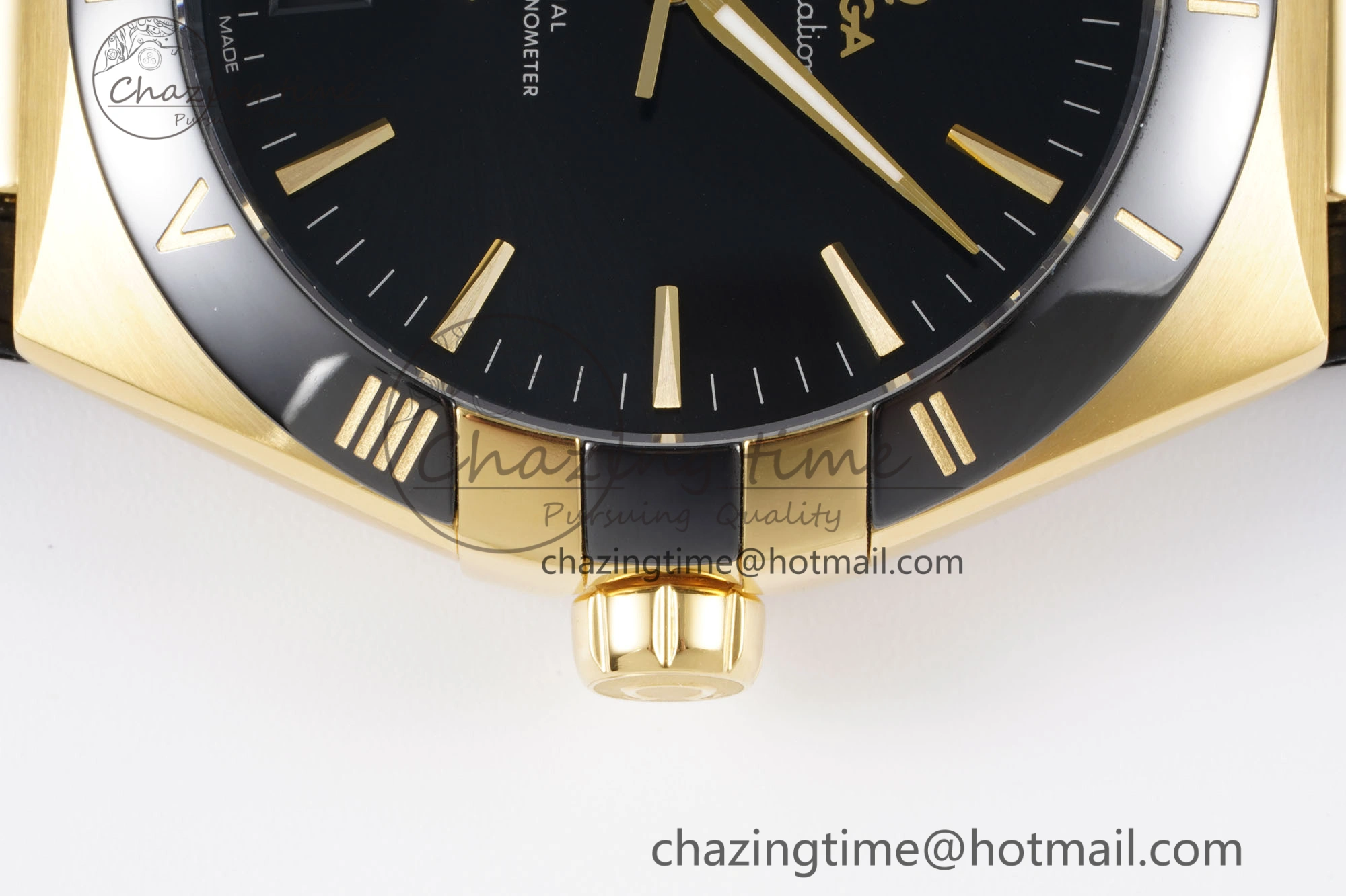 ZipUp Constellation Black Ceramic YG VSF 1:1 Best Edition Black Dial on Black Gummy Strap A8900 Super Clone 7764