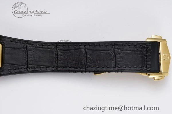 ZipUp Constellation Black Ceramic YG VSF 1:1 Best Edition Black Dial on Black Gummy Strap A8900 Super Clone 7764