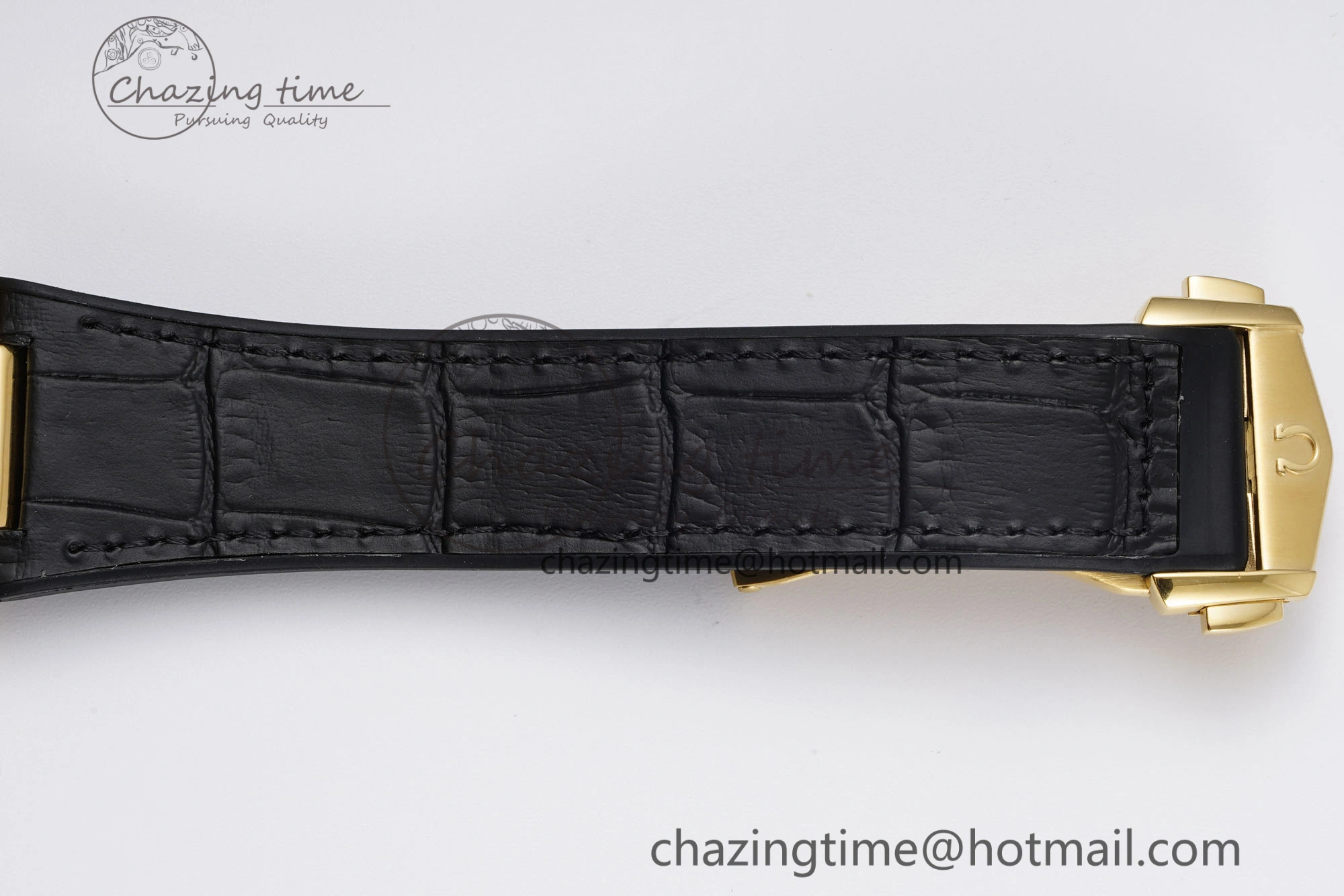 ZipUp Constellation Black Ceramic YG VSF 1:1 Best Edition Black Dial on Black Gummy Strap A8900 Super Clone 7764