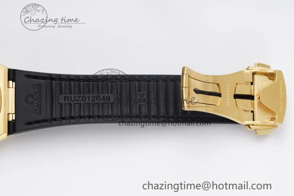 ZipUp Constellation Black Ceramic YG VSF 1:1 Best Edition Black Dial on Black Gummy Strap A8900 Super Clone 7764