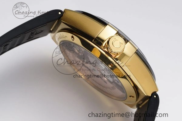 ZipUp Constellation Black Ceramic YG VSF 1:1 Best Edition Black Dial on Black Gummy Strap A8900 Super Clone 7764