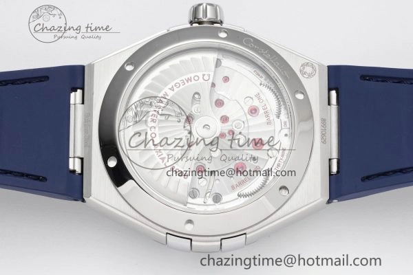 Comfortable Constellation Blue Ceramic SS 8F 1:1 Best Edition Blue Dial on Blue Gummy Strap A 7800