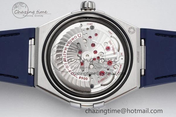 Comfortable Constellation Blue Ceramic SS 8F 1:1 Best Edition Blue Dial on Blue Gummy Strap A 7800