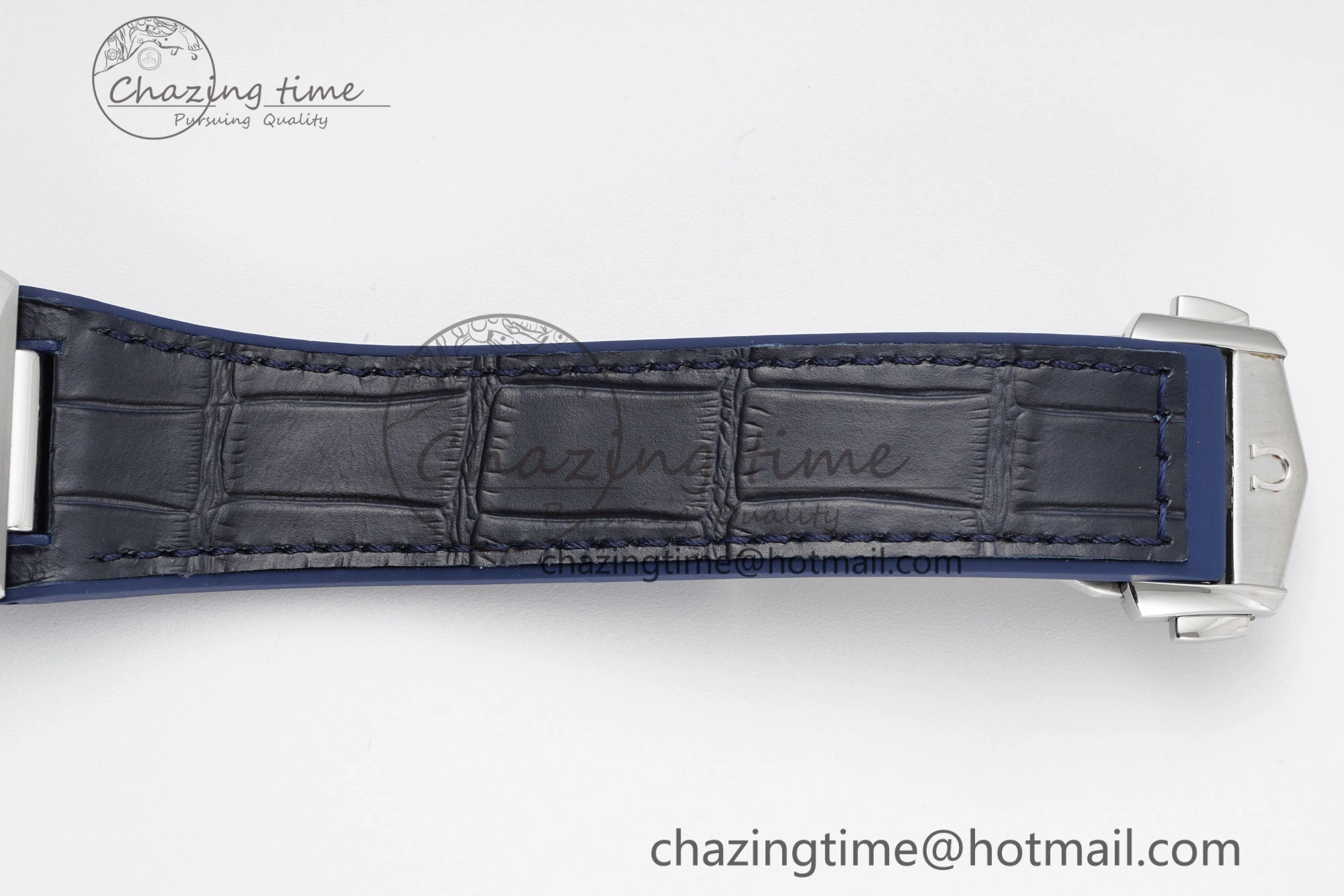 Comfortable Constellation Blue Ceramic SS 8F 1:1 Best Edition Blue Dial on Blue Gummy Strap A 7800