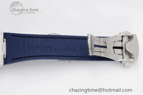 Comfortable Constellation Blue Ceramic SS 8F 1:1 Best Edition Blue Dial on Blue Gummy Strap A 7800