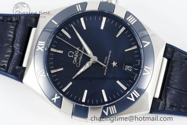 Constellation Blue Ceramic SS VSF 1:1 Best Edition Blue Dial on Blue Gummy Strap A8900 Super Clone Timeless 7806