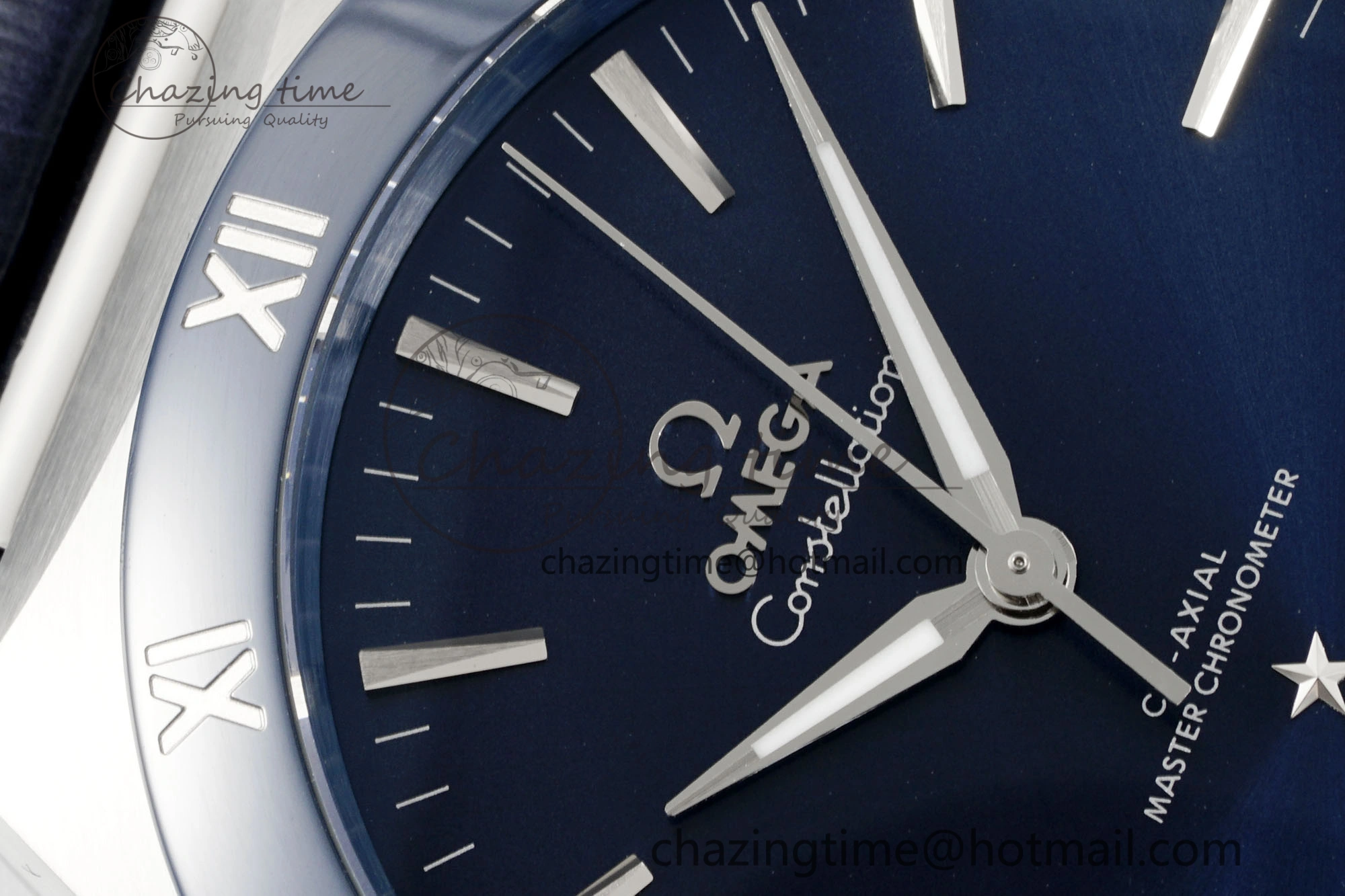 Constellation Blue Ceramic SS VSF 1:1 Best Edition Blue Dial on Blue Gummy Strap A8900 Super Clone Timeless 7806