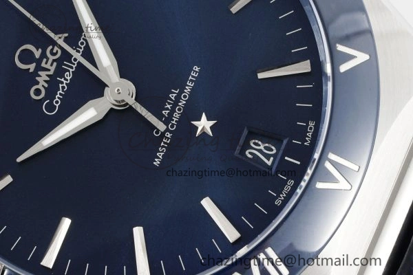 Constellation Blue Ceramic SS VSF 1:1 Best Edition Blue Dial on Blue Gummy Strap A8900 Super Clone Timeless 7806
