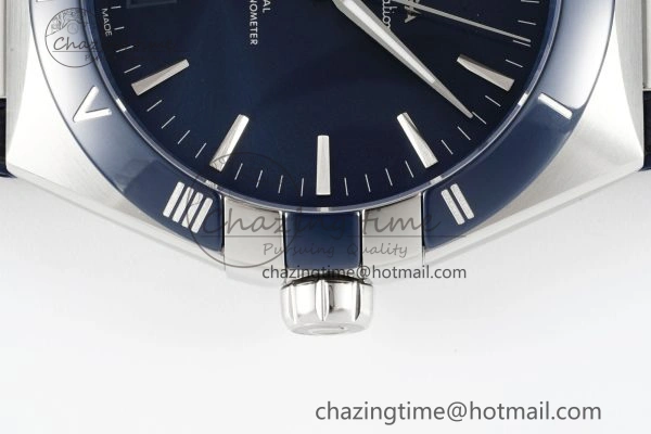 Constellation Blue Ceramic SS VSF 1:1 Best Edition Blue Dial on Blue Gummy Strap A8900 Super Clone Timeless 7806