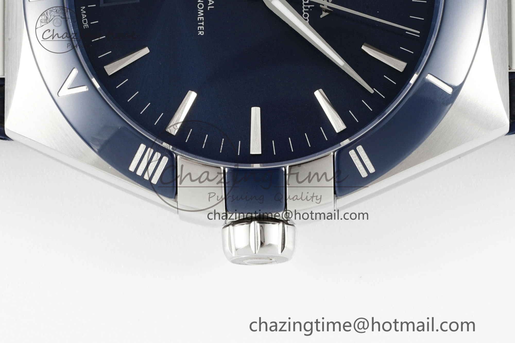 Constellation Blue Ceramic SS VSF 1:1 Best Edition Blue Dial on Blue Gummy Strap A8900 Super Clone Timeless 7806