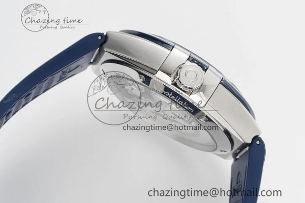 Constellation Blue Ceramic SS VSF 1:1 Best Edition Blue Dial on Blue Gummy Strap A8900 Super Clone Timeless 7806