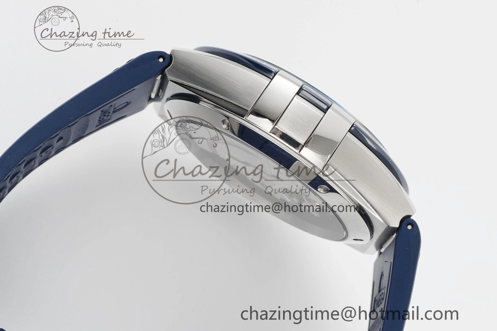 Constellation Blue Ceramic SS VSF 1:1 Best Edition Blue Dial on Blue Gummy Strap A8900 Super Clone Timeless 7806