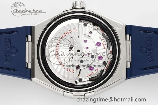 Constellation Blue Ceramic SS VSF 1:1 Best Edition Blue Dial on Blue Gummy Strap A8900 Super Clone Timeless 7806