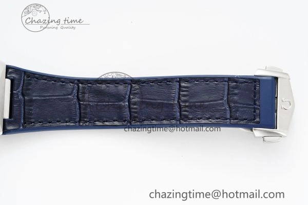 Constellation Blue Ceramic SS VSF 1:1 Best Edition Blue Dial on Blue Gummy Strap A8900 Super Clone Timeless 7806