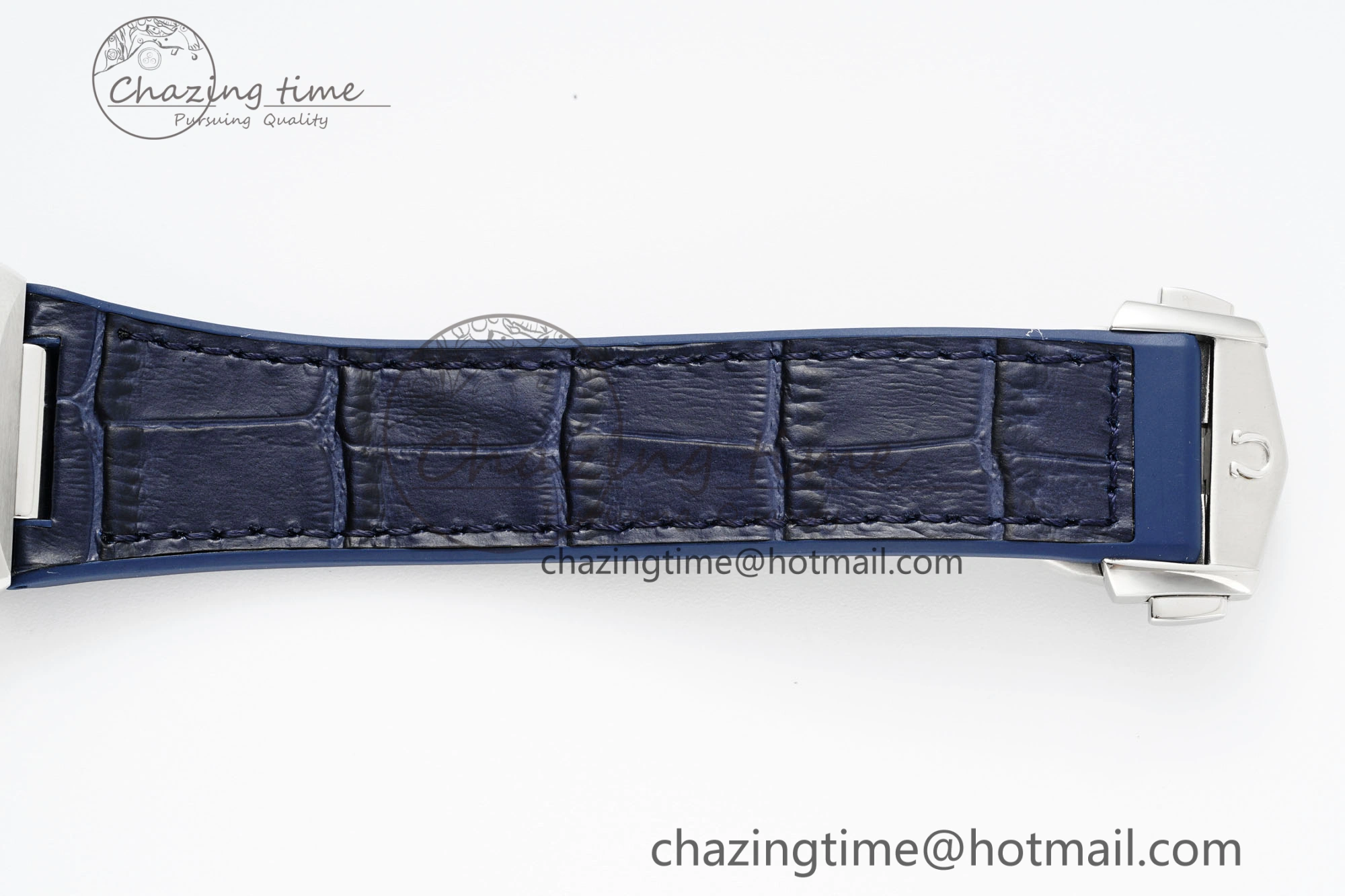 Constellation Blue Ceramic SS VSF 1:1 Best Edition Blue Dial on Blue Gummy Strap A8900 Super Clone Timeless 7806