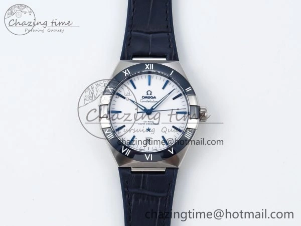 Constellation Blue Ceramic SS VSF 1:1 Best Edition White Dial on Blue Gummy Strap A8900 Super Clone Packable 7729