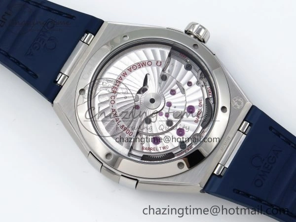 Constellation Blue Ceramic SS VSF 1:1 Best Edition White Dial on Blue Gummy Strap A8900 Super Clone Packable 7729