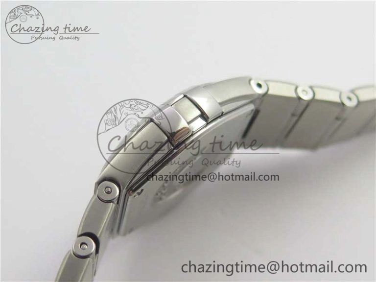 Constellation Ladies 27mm ZF 1:1 Best Edition SS Blue MOP Dial on SS Bracelet ETA Quartz EyeCatching 7942