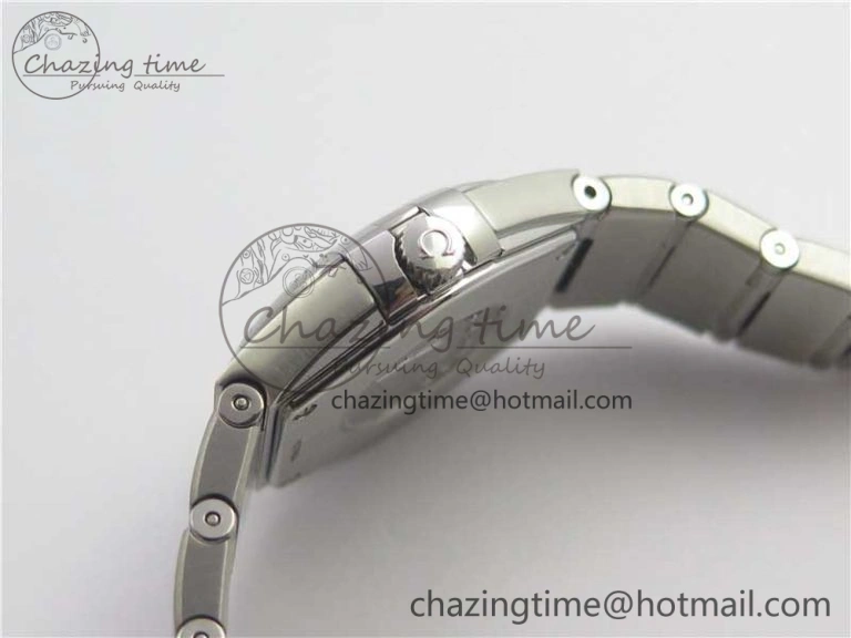 Constellation Ladies 27mm ZF 1:1 Best Edition SS Blue MOP Dial on SS Bracelet ETA Quartz EyeCatching 7942