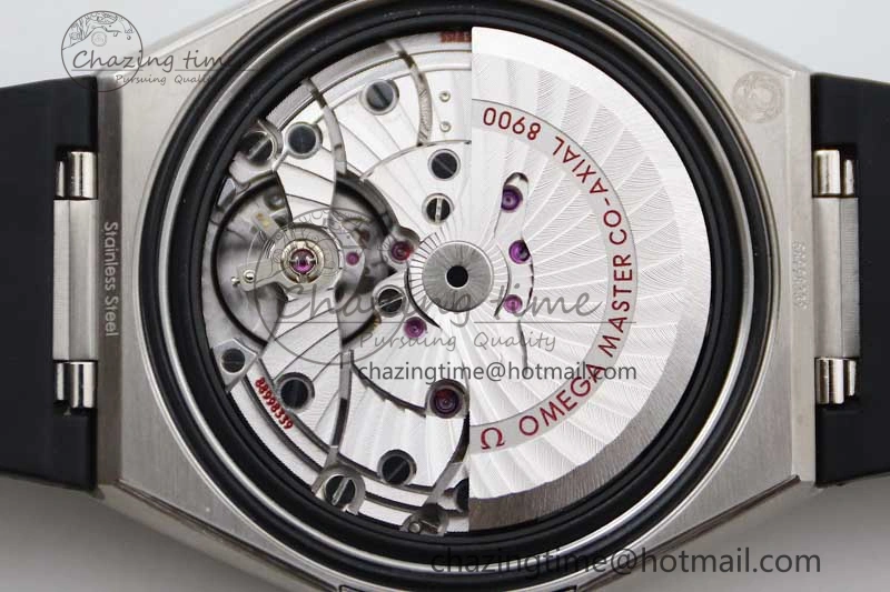 WrinkleFree Constellation SS SBF 1:1 Best Edition White Dial on Black Gummy Strap A8900 Super Clone 7799