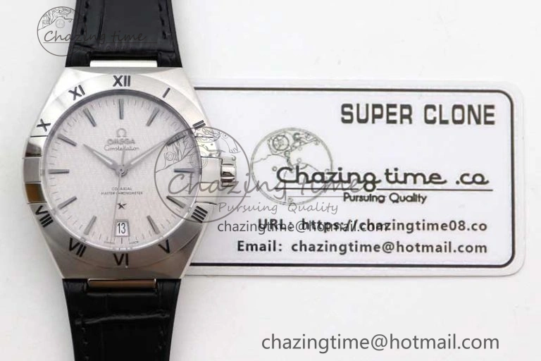 WrinkleFree Constellation SS SBF 1:1 Best Edition White Dial on Black Gummy Strap A8900 Super Clone 7799