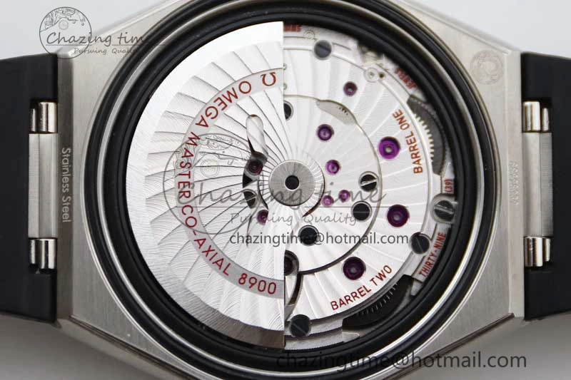 WrinkleFree Constellation SS SBF 1:1 Best Edition White Dial on Black Gummy Strap A8900 Super Clone 7799
