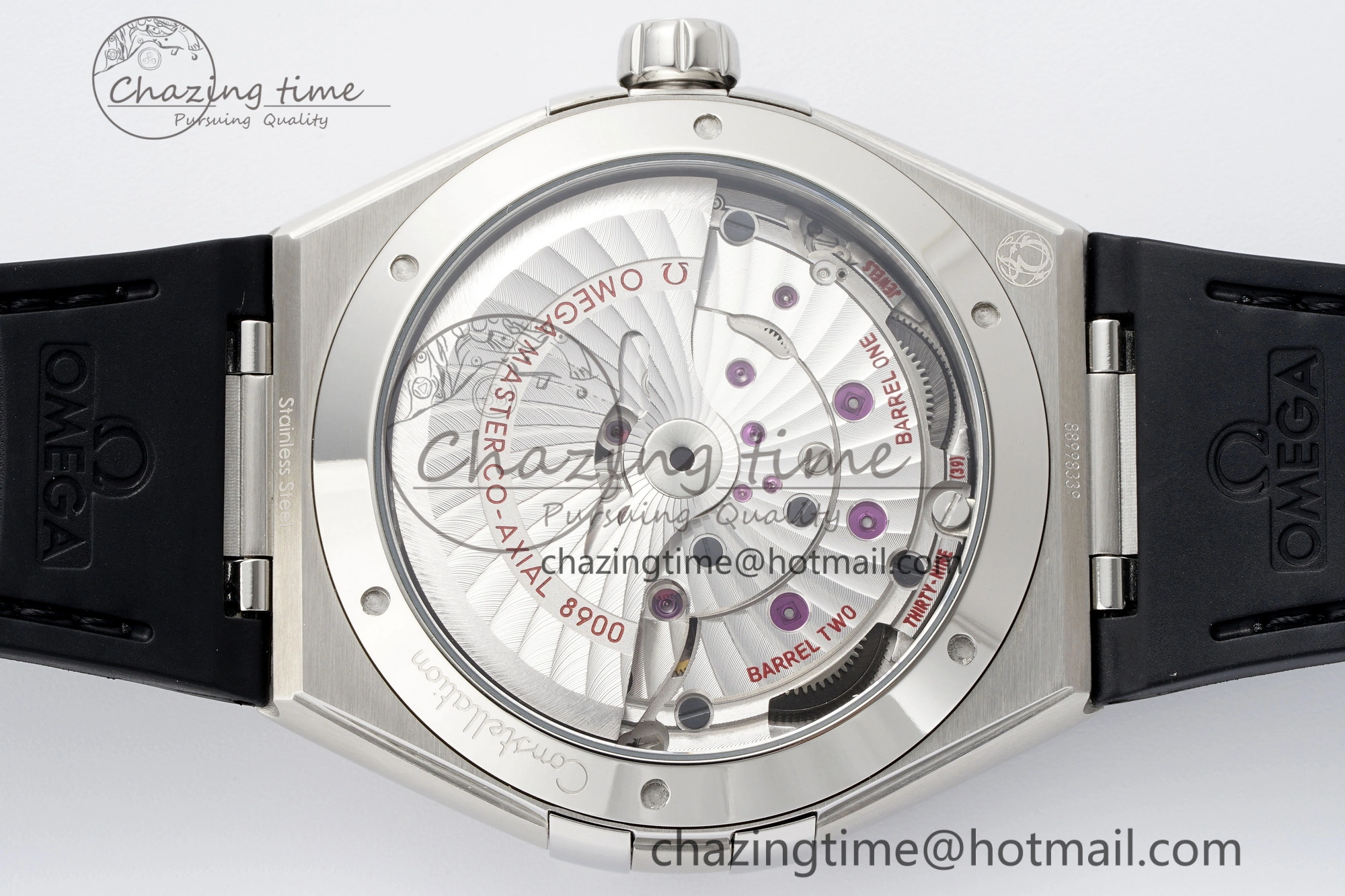 WellDesigned Constellation SS VSF 1:1 Best Edition Gray Dial on Black Gummy Strap A8900 Super Clone 7765
