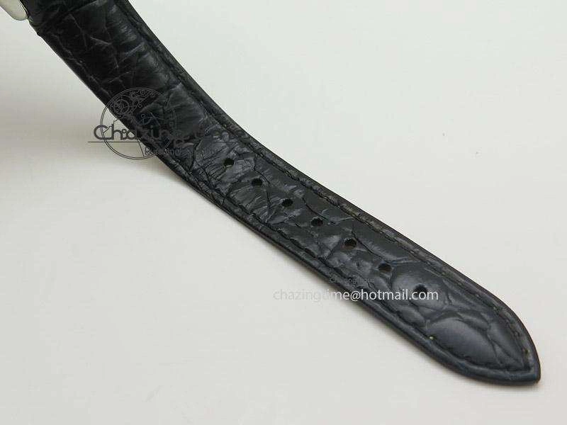 Unisex Crazy Carats V6F 1:1 Best Edition Diamonds Bezel Black Dial On Black Leather Strap Swiss Quartz 6603