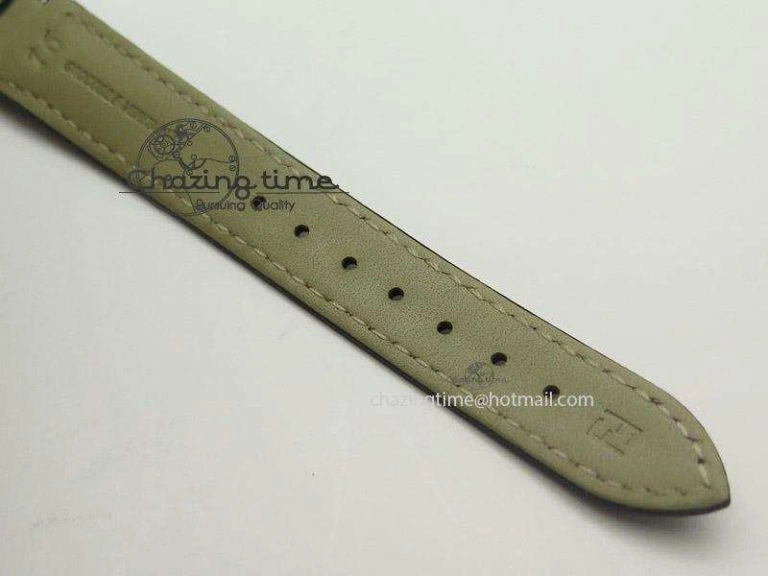 Unisex Crazy Carats V6F 1:1 Best Edition Diamonds Bezel Black Dial On Black Leather Strap Swiss Quartz 6603