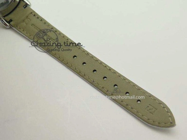 Thermal Crazy Carats V6F 1:1 Best Edition Diamonds Bezel White Dial On White Leather Strap Swiss Quartz 6602