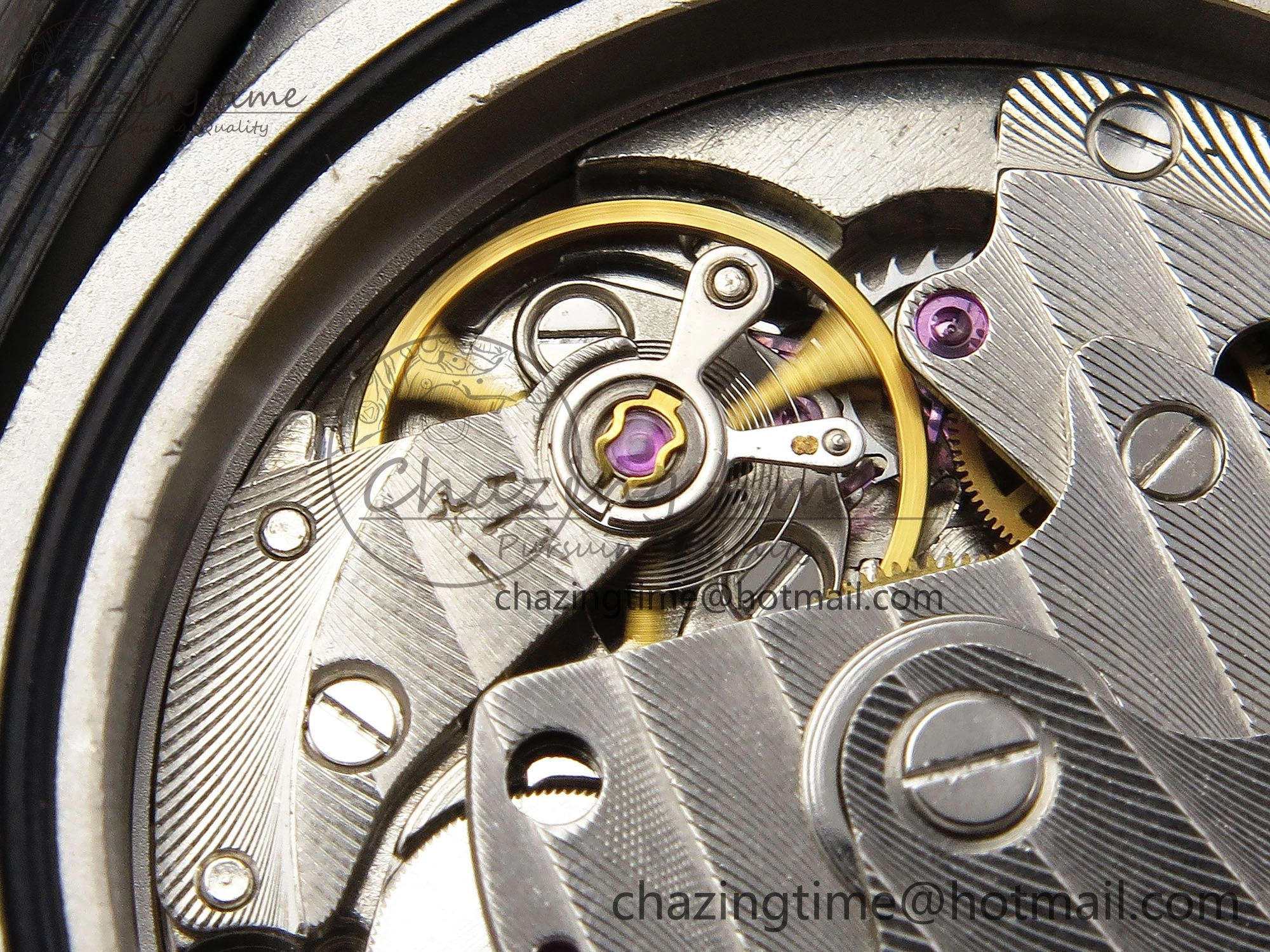 Colorful Crazy Hours PVD TWF Best Edition Gray Dial on Black Leather Strap A23J 6493