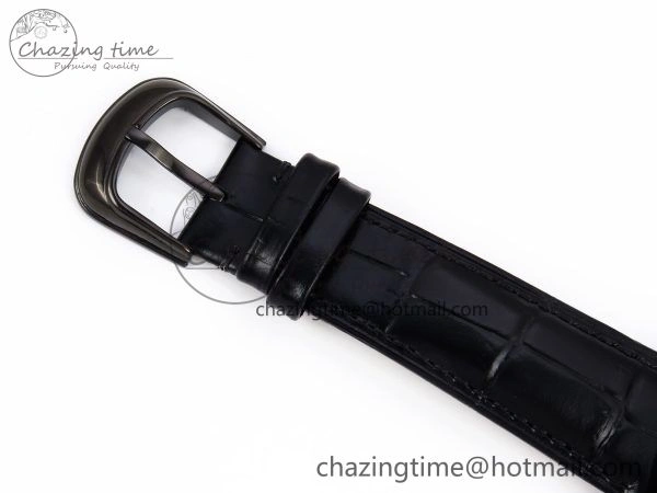 Crazy Hours PVD TWF Best Edition White Dial on Black Leather Strap A23J ZeroBulk 6492