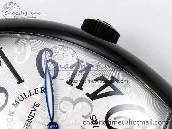 Crazy Hours PVD TWF Best Edition White Dial on Black Leather Strap A23J ZeroBulk 6492