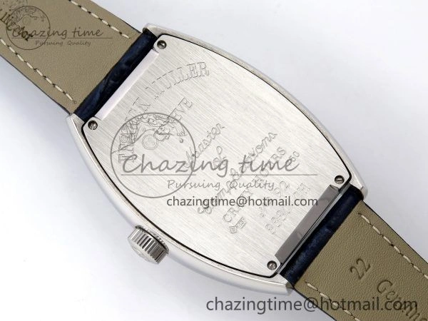 Crazy Hours SS TWF Best Edition Blue Dial on Blue Leather Strap A23J Efficient 6491