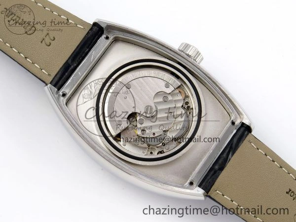 Neat Crazy Hours SS TWF Best Edition Gray Dial Diamonds Bezel on Black Leather Strap A23J 6490