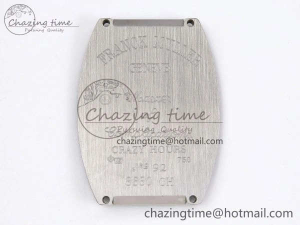 Neat Crazy Hours SS TWF Best Edition Gray Dial Diamonds Bezel on Black Leather Strap A23J 6490
